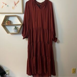 Banana Republic Tiered Maxi Dress Small